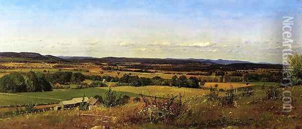 New Hamshire Landscape Oil Painting - James McDougal Hart