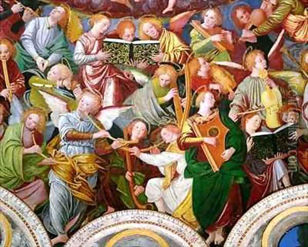 The Concert of Angels 24 Oil Painting - Gaudenzio Ferrari