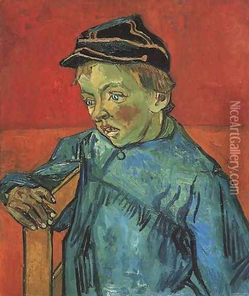 The Schoolboy (Camille Roulin) Oil Painting - Vincent Van Gogh