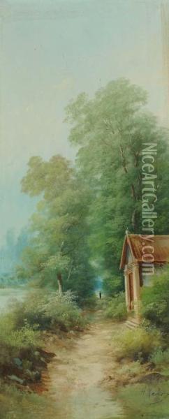 La Cappella Sul Lago Oil Painting - Henry Marko