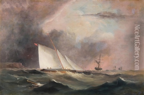 Marine Oil Painting - Arthur Wellington Fowles