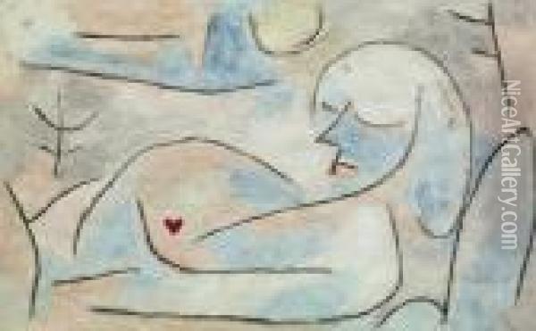 Winterschlaf Oil Painting - Paul Klee