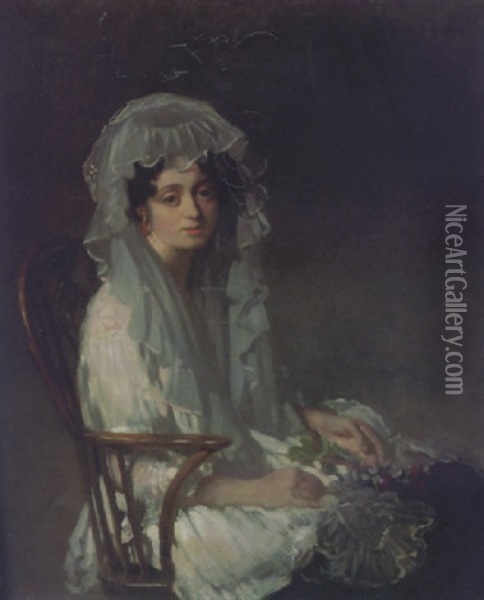 A Spanish Woman Oil Painting - Sir William Orpen