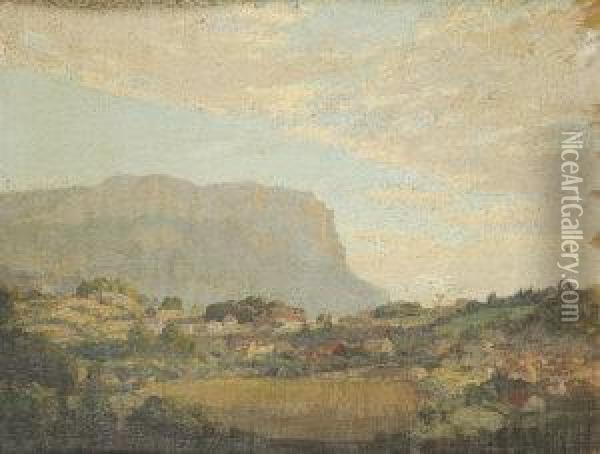 Italian Landscape Oil Painting - Dermod William O'Brien