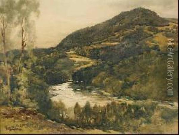 The Tay At Edradynate And Derculich Oil Painting - George Straton Ferrier