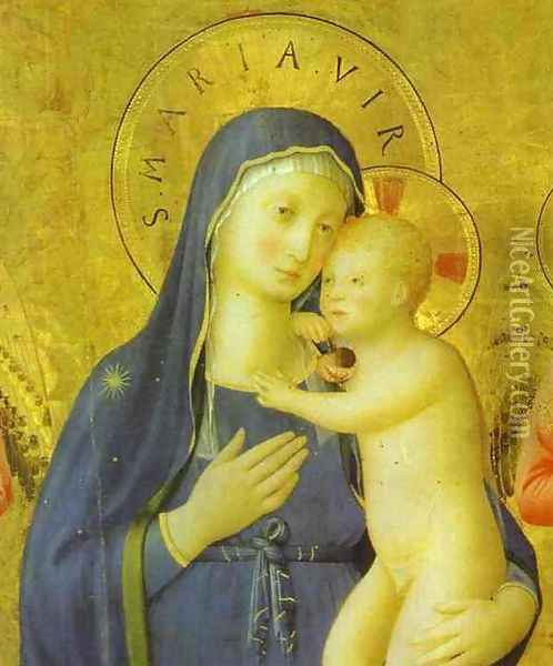Bosco ai Frati Altarpiece Oil Painting - Angelico Fra