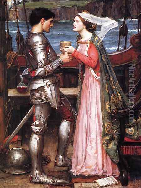 Tristram and Isolde 1916 (2) Oil Painting - John William Waterhouse