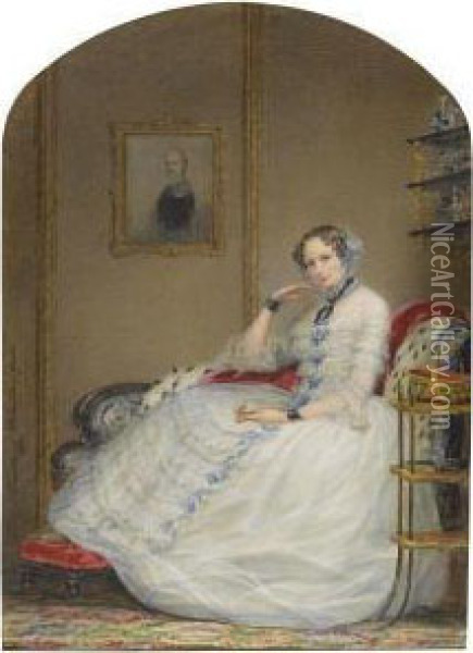 Empress Alexandra Fedorovna Oil Painting - Christina Robertson