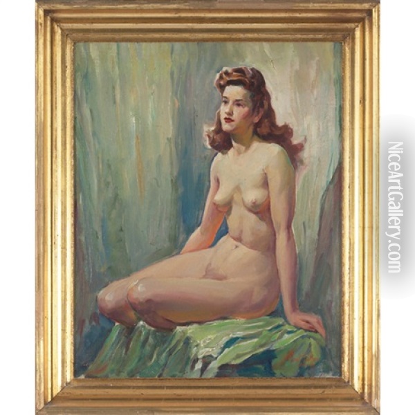 Nude Oil Painting - Glenn C. Sheffer