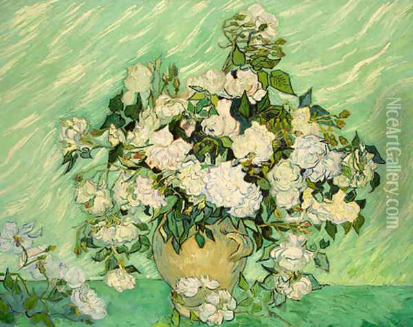Roses Oil Painting - Vincent Van Gogh