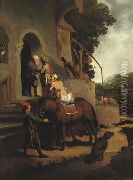 The Good Samaritan 2 Oil Painting - Rembrandt Van Rijn