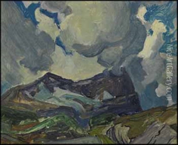 Mt. Odaray Oil Painting - James Edward Hervey MacDonald