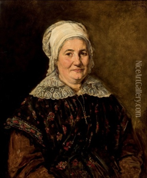 Retrato De Dama Oil Painting - Elizabeth Emma Soyer