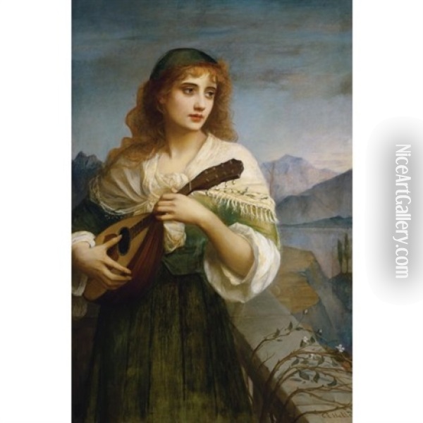 Francesca Oil Painting - Charles Edward Halle