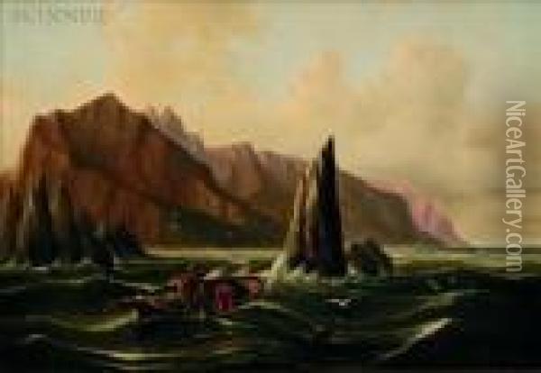 Shore Scene Oil Painting - Charles Henry Gifford