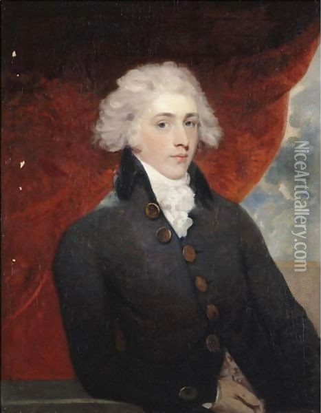 Portrait Of John Pitt, 2nd Earl Of Chatham (1756-1835) Oil Painting - Sir Martin Archer Shee