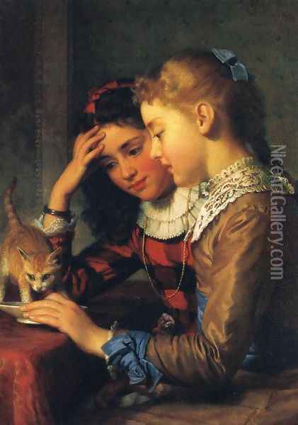 The New Arrival Oil Painting - Seymour Joseph Guy