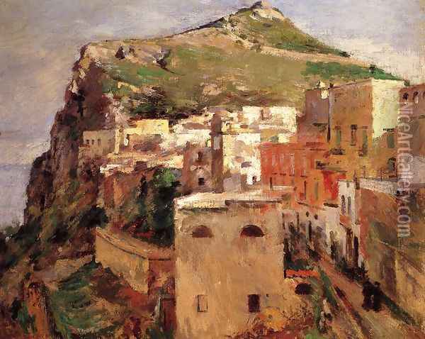 Capri Oil Painting - Theodore Robinson