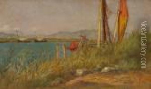 Am Ufer Eines Sees Oil Painting - Francesco Gioli