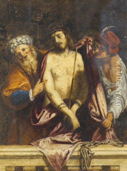 Ecce Homo Oil Painting - Lodovico Cardi Cigoli