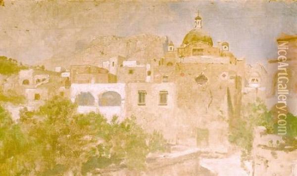 Fra Capri Oil Painting - Otto Sinding