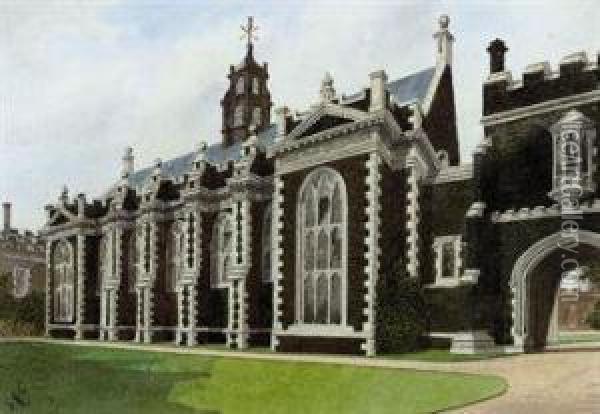 The Library, Lambeth Palace Oil Painting - James Lawson Stewart