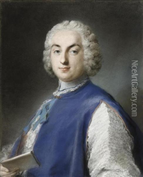 Ritratto Del Marchese Giovanni Carlo Molinari (1715-1763) Oil Painting - Rosalba Carriera