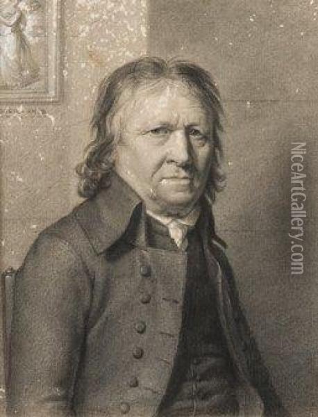 Portrait De Monsieur Francois Boursy Oil Painting - Joseph-Francois Ducq