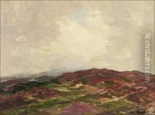 Atmospheric Landscape Oil Painting - George Kennedy Brandriff