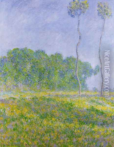 Spring Landscape Oil Painting - Claude Oscar Monet