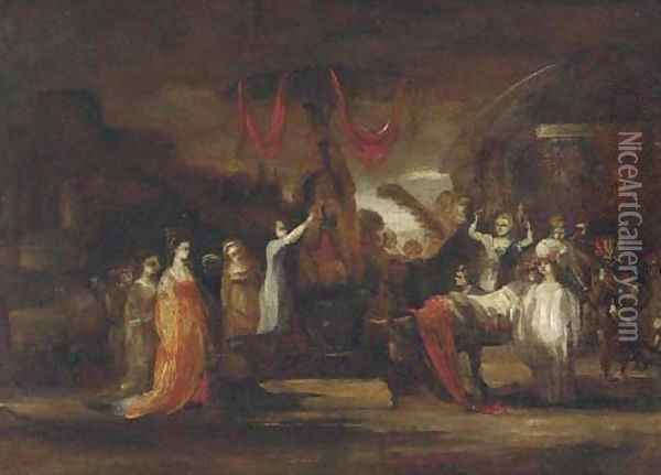 A scene of pagan worship Oil Painting - Francisco De Goya y Lucientes