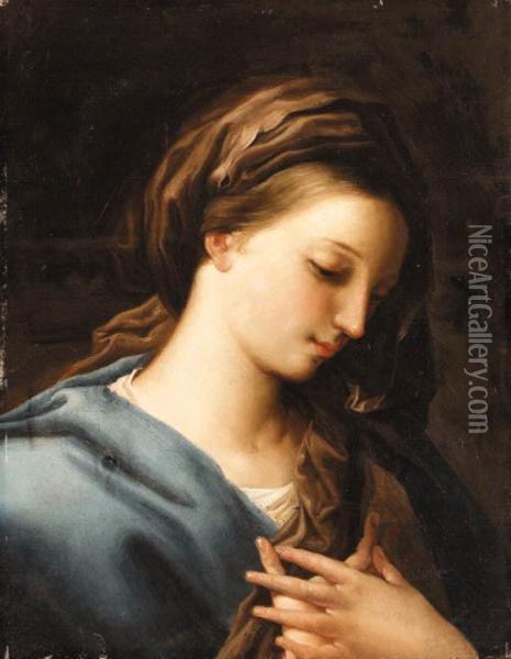Batoni, P.
The Madonna Annunciate Oil Painting - Pompeo Gerolamo Batoni