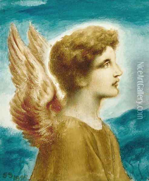 Angel Boy Oil Painting - Simeon Solomon