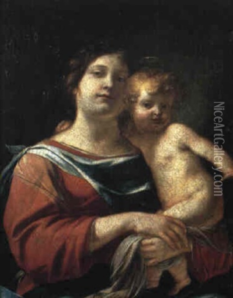 La Vierge A L'enfant Oil Painting - Jacques Blanchard
