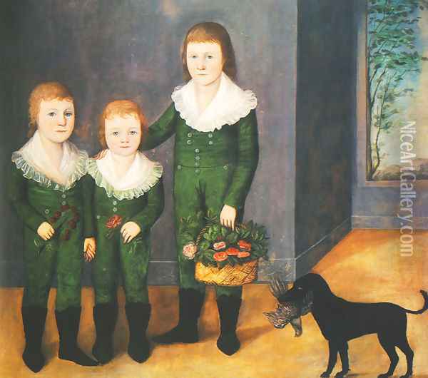 Westwood Children Oil Painting - Joshua Johnston