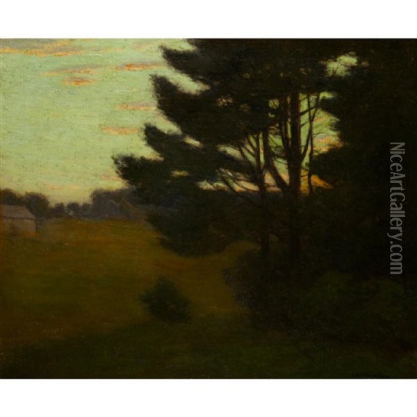 Evening Shadows Oil Painting - Charles Warren Eaton