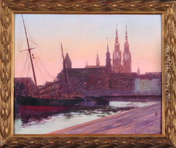 Ostenda Oil Painting - Miecislaw Reyzner
