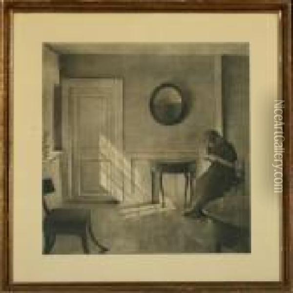 The Old Apartment Oil Painting - Peder Vilhelm Ilsted
