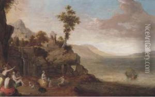 The Rape Of Europa Oil Painting - Cornelis Willaerts