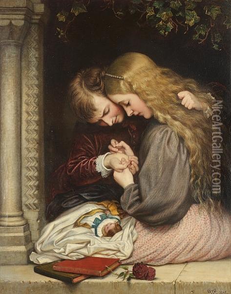 The Thorn Oil Painting - Charles West Cope