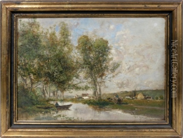 Landscape Oil Painting - Godefroy de Hagemann