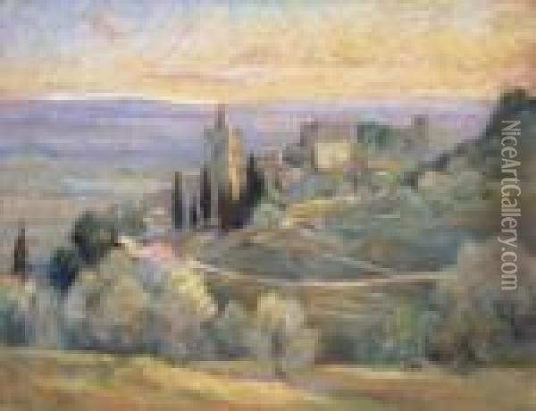 Paysage Du Midi Oil Painting - Georges dEspagnat