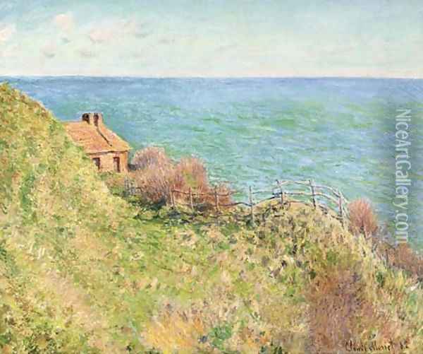 Cabane des douaniers Oil Painting - Claude Oscar Monet