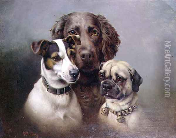 Good Friends Oil Painting - William Weeks