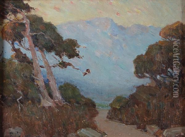 San Bernadino Mountain Oil Painting - Frank Coburn