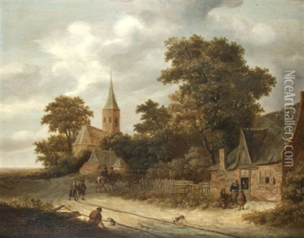 Haarlemer Landschaft Oil Painting - Michel van Vries