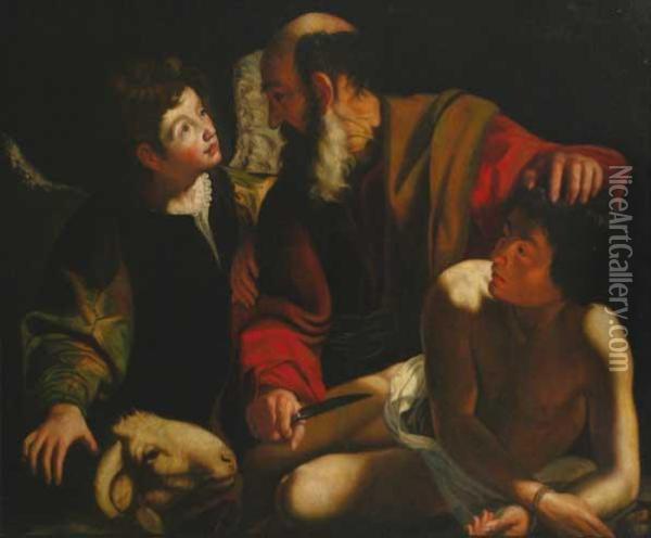 el Sacrificio De
Isaac Oil Painting - Michelangelo Merisi Da Caravaggio