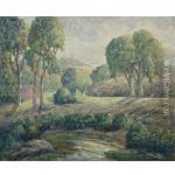 Romantic Landscape Oil Painting - Ernest Lawson