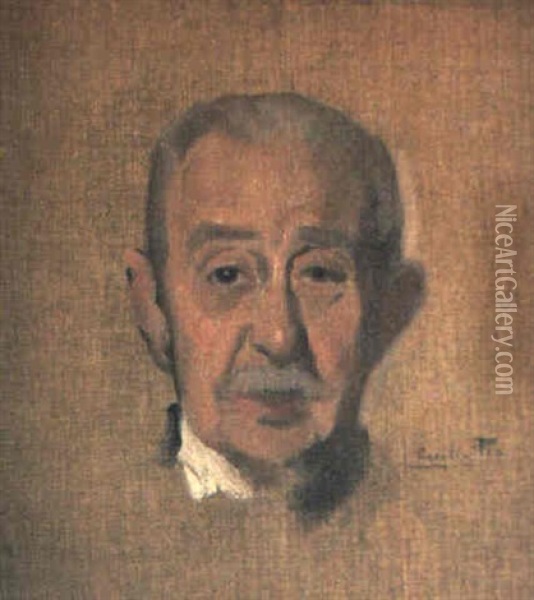 Retrato Del Marqu,s De Foronda Oil Painting - Cecilio Pla