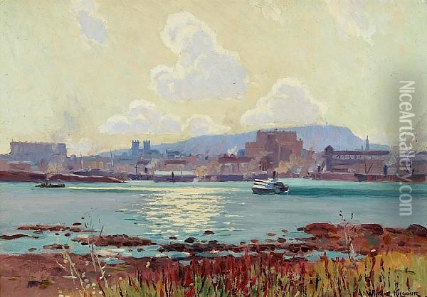 From St.helen's Island Oil Painting - Andrew Wilkie Kilgour